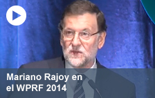 Mariano Rajoy en el WPRF2014