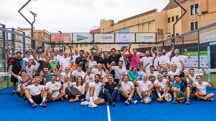 Foto de familia Torneo de Padel DircomCat