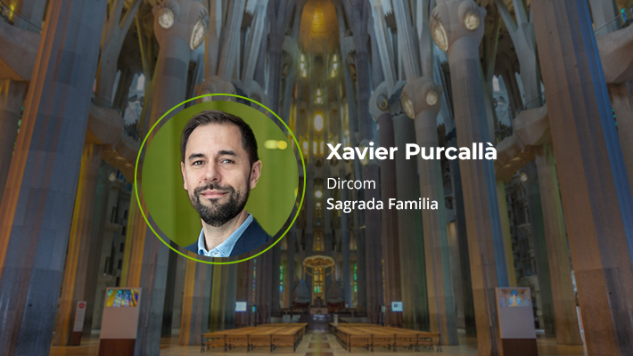 Xavier Purcallà, Dircom de la Sagrada Familia: “2026 será un año trascendental para explicar el impacto y la vigencia de la obra de Gaudí”